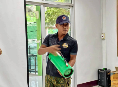 พร้อมรับมือไฟไหม้ ศส.14 ชัยนาท ร่วมอบรมดับเพลิงและอพยพ ณ ... พารามิเตอร์รูปภาพ 8