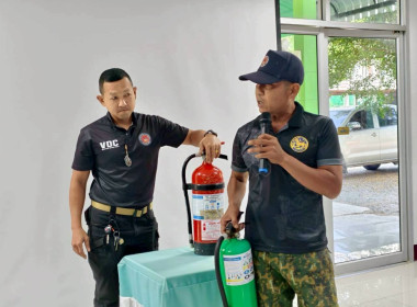 พร้อมรับมือไฟไหม้ ศส.14 ชัยนาท ร่วมอบรมดับเพลิงและอพยพ ณ ... พารามิเตอร์รูปภาพ 7