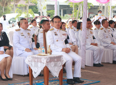 พิธีสวดพระพุทธมนต์และพิธีทำบุญตักบาตรถวายพระราชกุศล ... พารามิเตอร์รูปภาพ 1